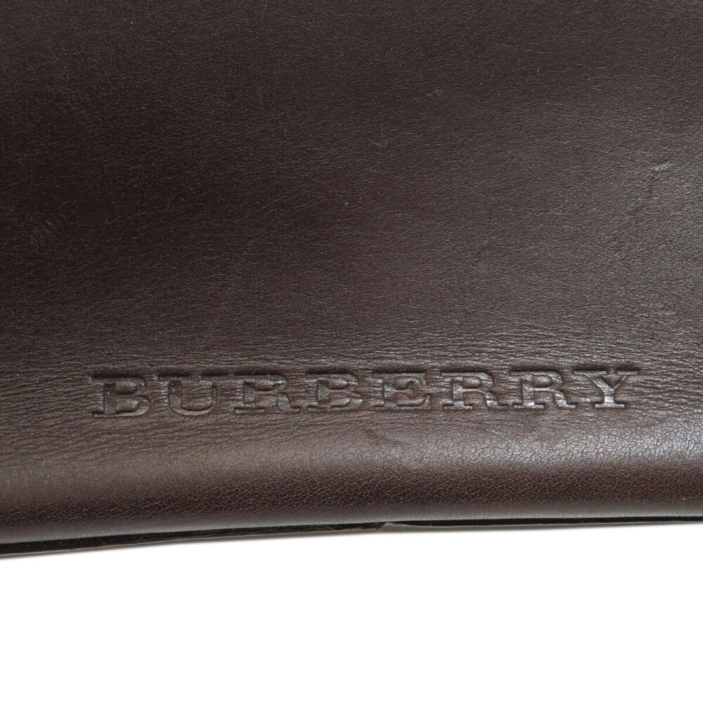 Burberry Nova Check Shoulder Bag Wool Leather - Picture 7 of 11